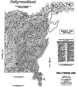 IA,2,B Hollywoodland subdivision map